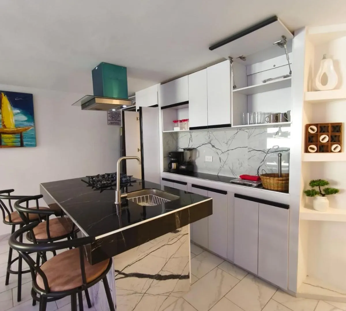 Apartman Apartamento Vista Azul Rodadero Edificio Mara 502 Gaira Kolumbia